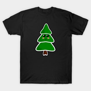 Cute Evergreen Tree Kawaii T-Shirt